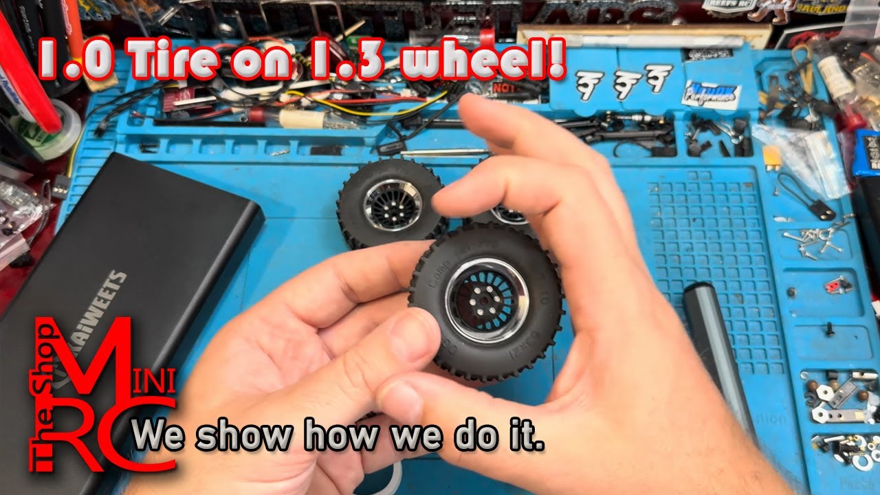 1.0 Tires on 1.3 Wheels. How-To!