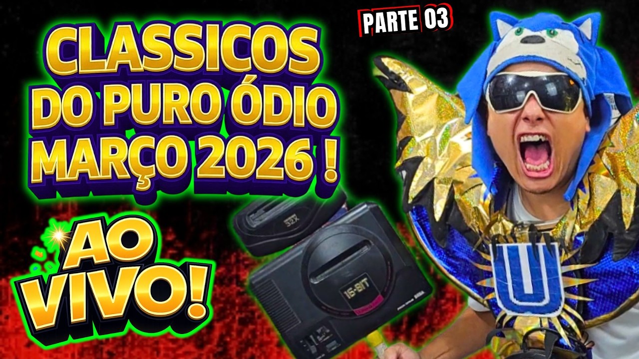 AO VIVO CLASSICOS DO PURO ÓDIO MARÇO 2026 PARTE 3 !