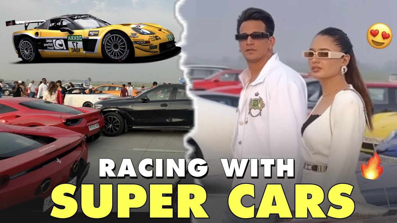 Racing With Super Cars 🏎 || Testing Delhi Mumbai Express Way 😍