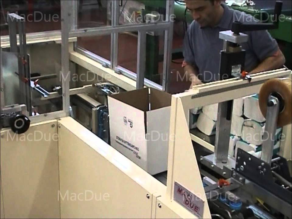 PackAid MacDue Cartonella dozenopzet  en beladingsmachineVideo