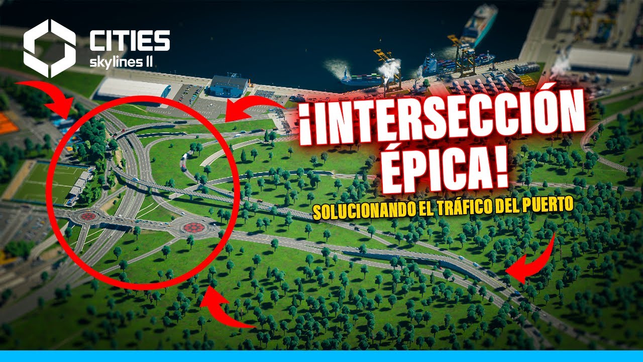 Arreglando el CAOS del Puerto tras la Actualización de Bicicletas | Cities Skylines 2