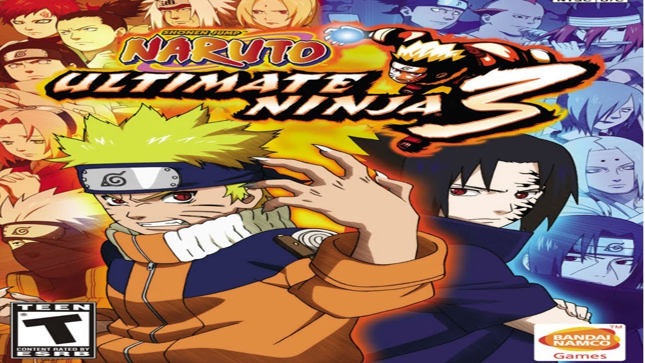 Naruto ultimate ninja 3 ps2 story mode full playthrough