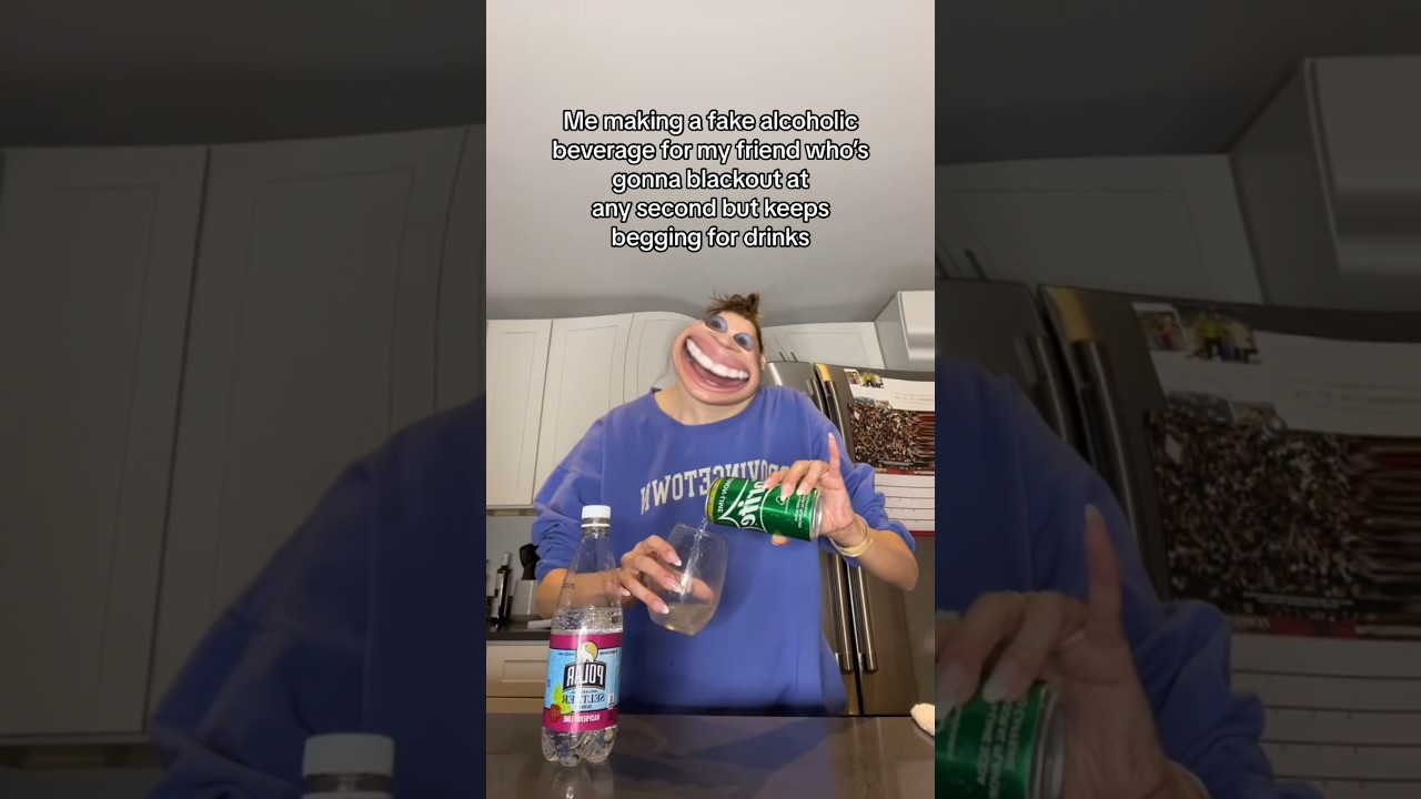 Me Making A Fake Alcoholic Beverage For My Friend&hellip;#relatable #drink #friends #funny