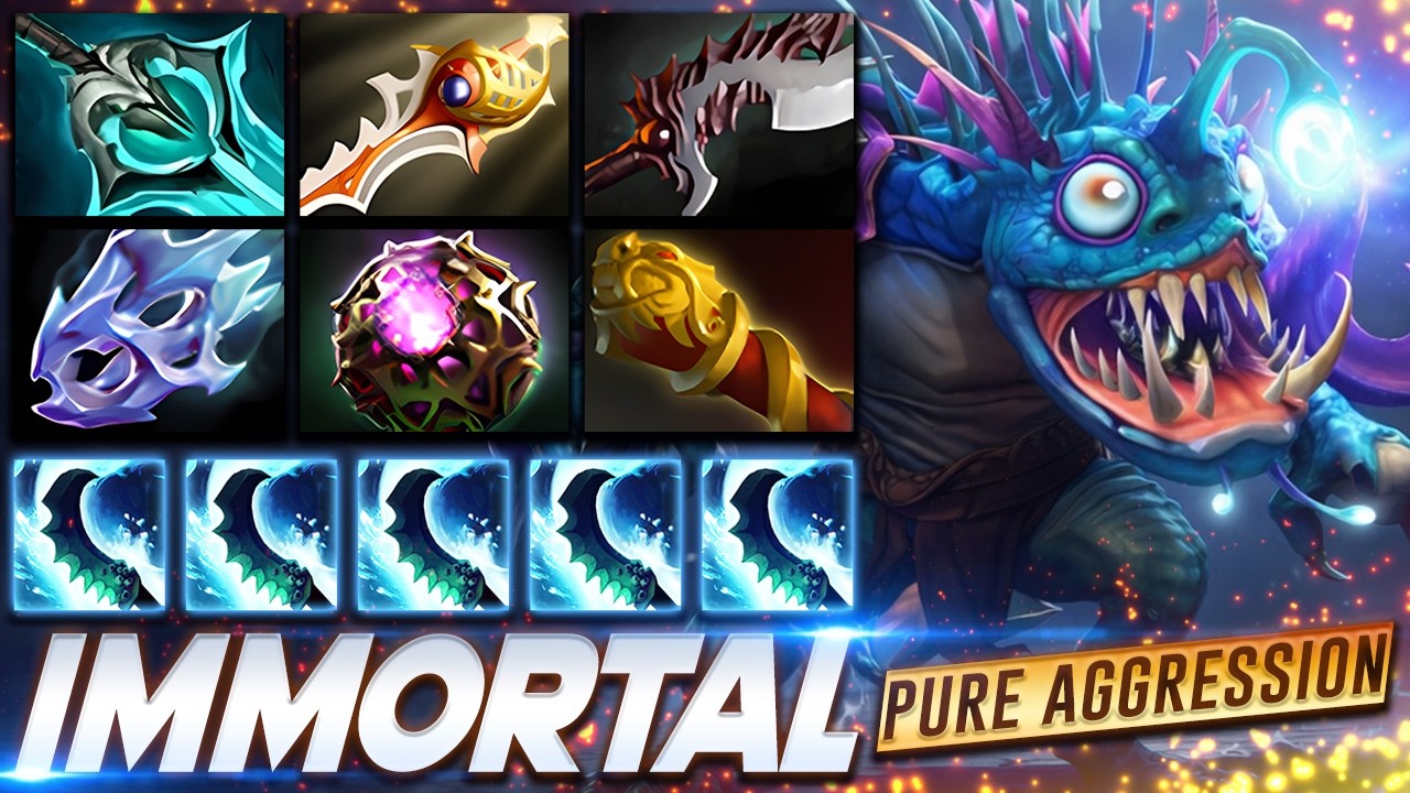 Slark Pure Aggression Action - Dota 2 Pro Gameplay [Watch & Learn]