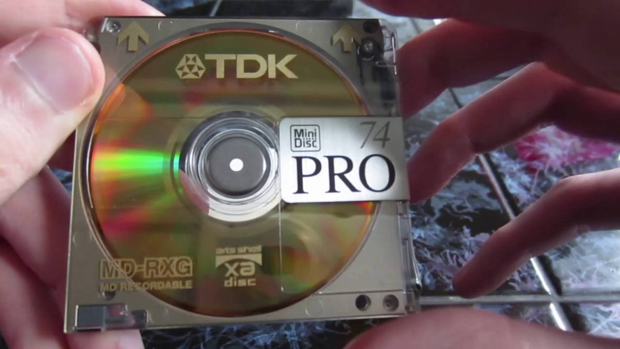 TDK RXG PRO Minidisc