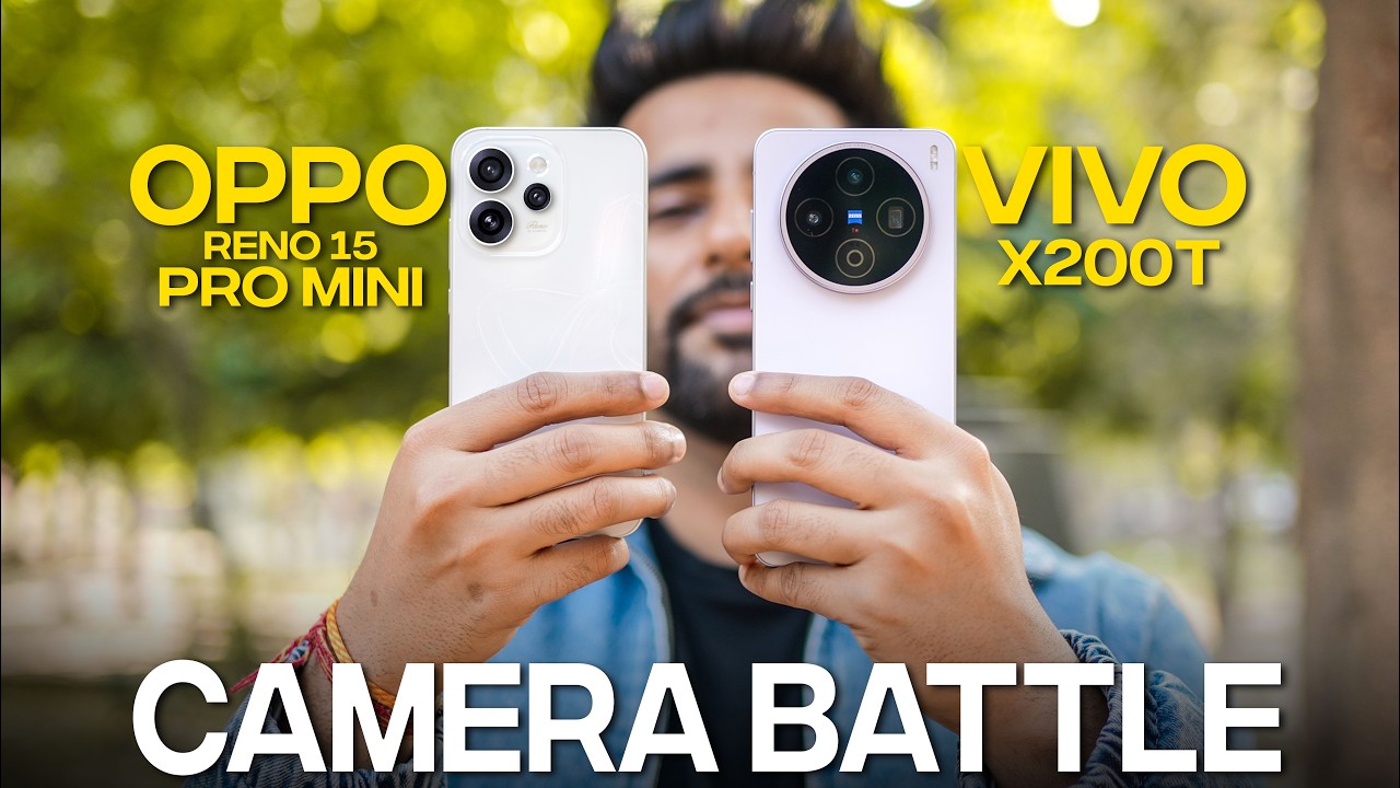 vivo X200T vs OPPO Reno 15 pro mini - Detailed Camera Comparison!!