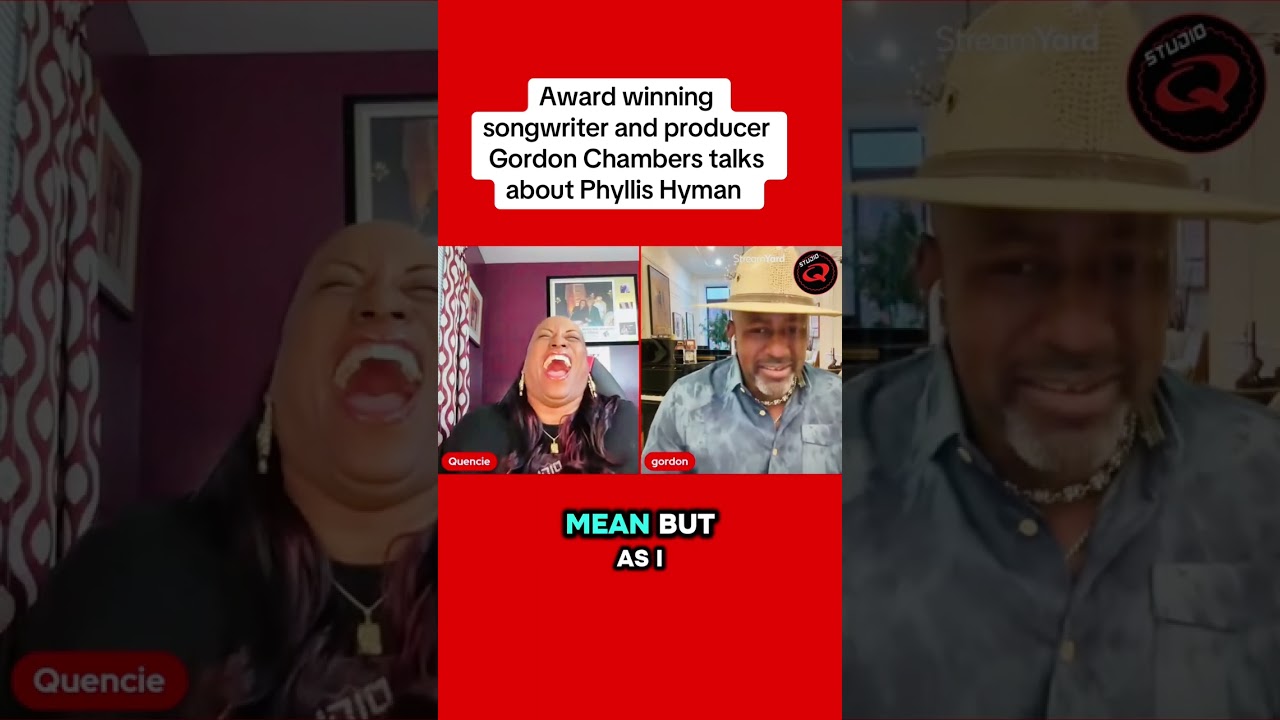 Award winning music producer Gordon Chambers talks Phyllis Hyman | Studio Q