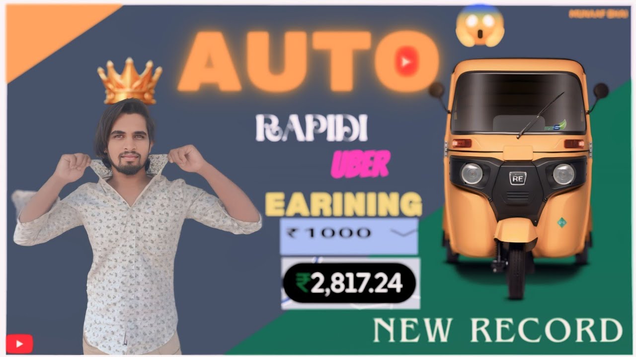 SUNDAY FULL DAY EARINING 1PM.  TO  1.AM  RAPIDO / UBER   MUNAAF BHAI