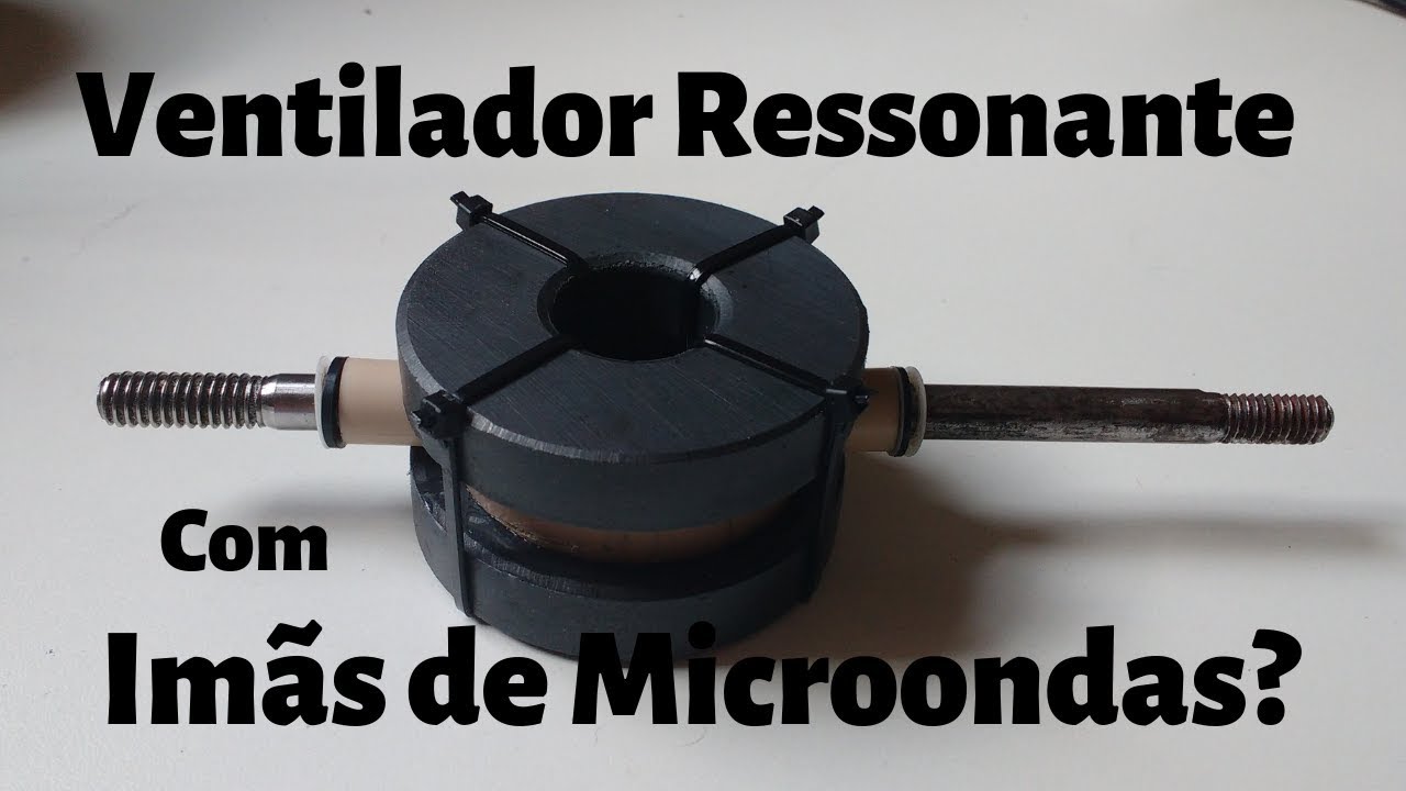 # 154 Ventilador Bedini Imãs de Microondas Parte 1 -(400 RPM 3w)  Fan with Bedini Circuit SSG