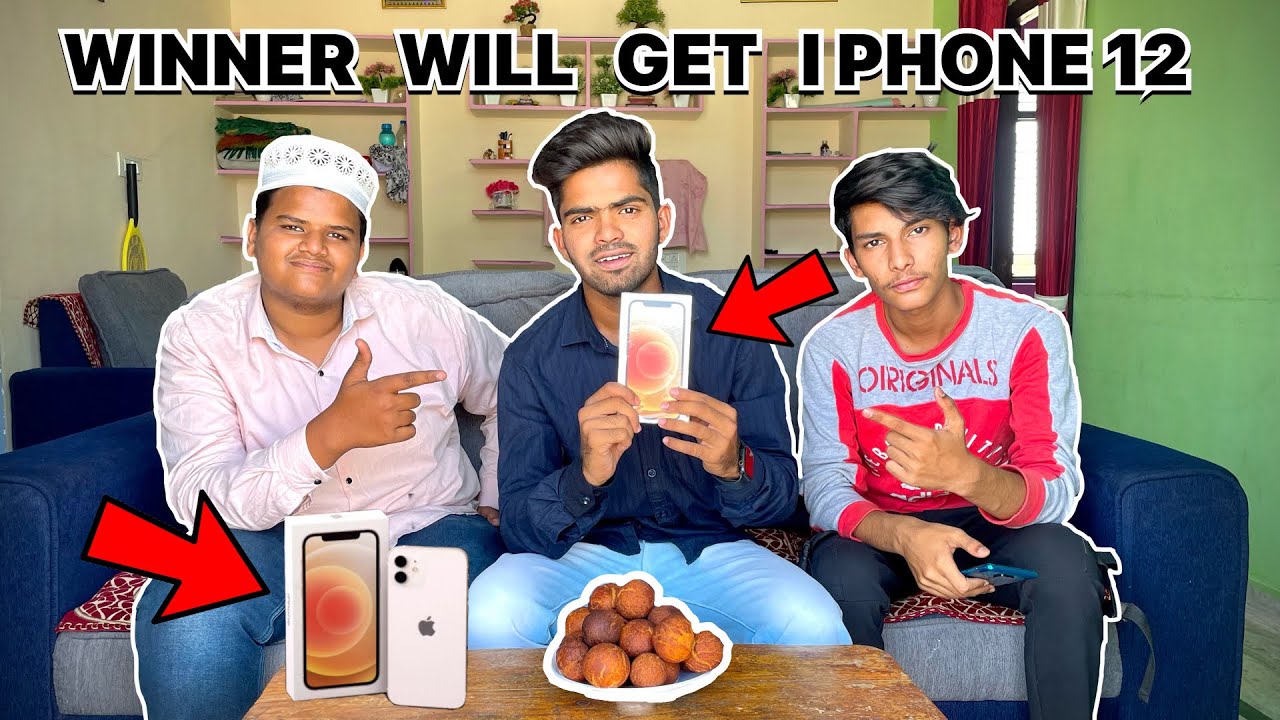 GULAB JAMUN CHALLENGE || WINNER WILL GET I PHONE 12 || iamadduu