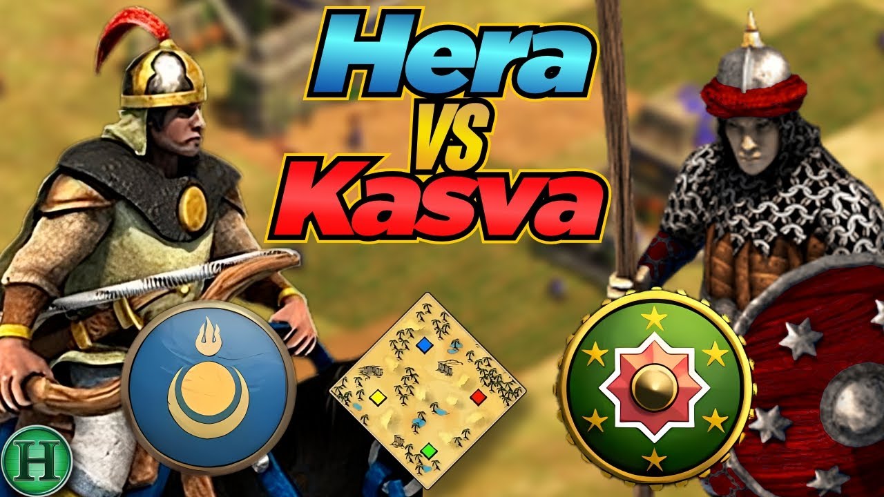 Mongols vs Hindustanis | 1v1 Arabia | vs Kasva | AoE2