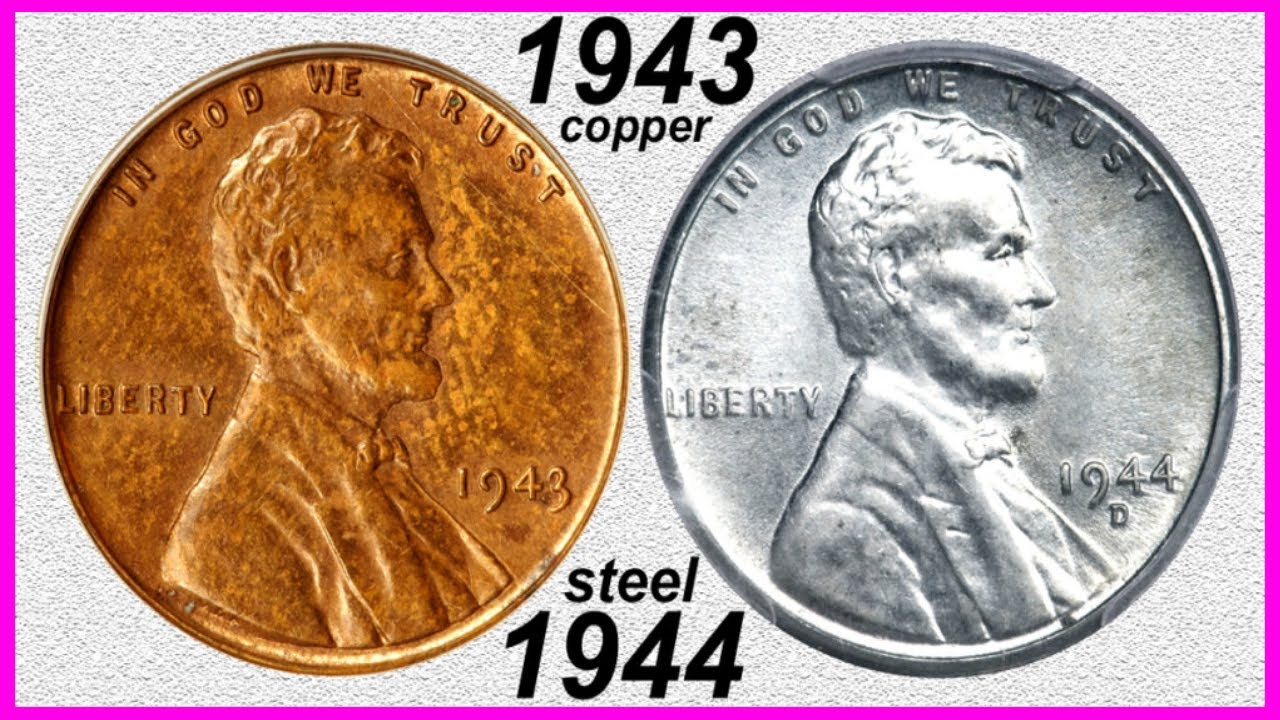 $1,700,000.00 PENNY NETS 8 MILLION! 1943 COPPER & 1944 STEEL CENTS! RARE ERROR COINS WORTH BIG MONEY