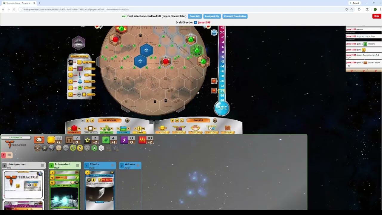 These midgame draws are disgusting | Terraforming Mars Replay Review