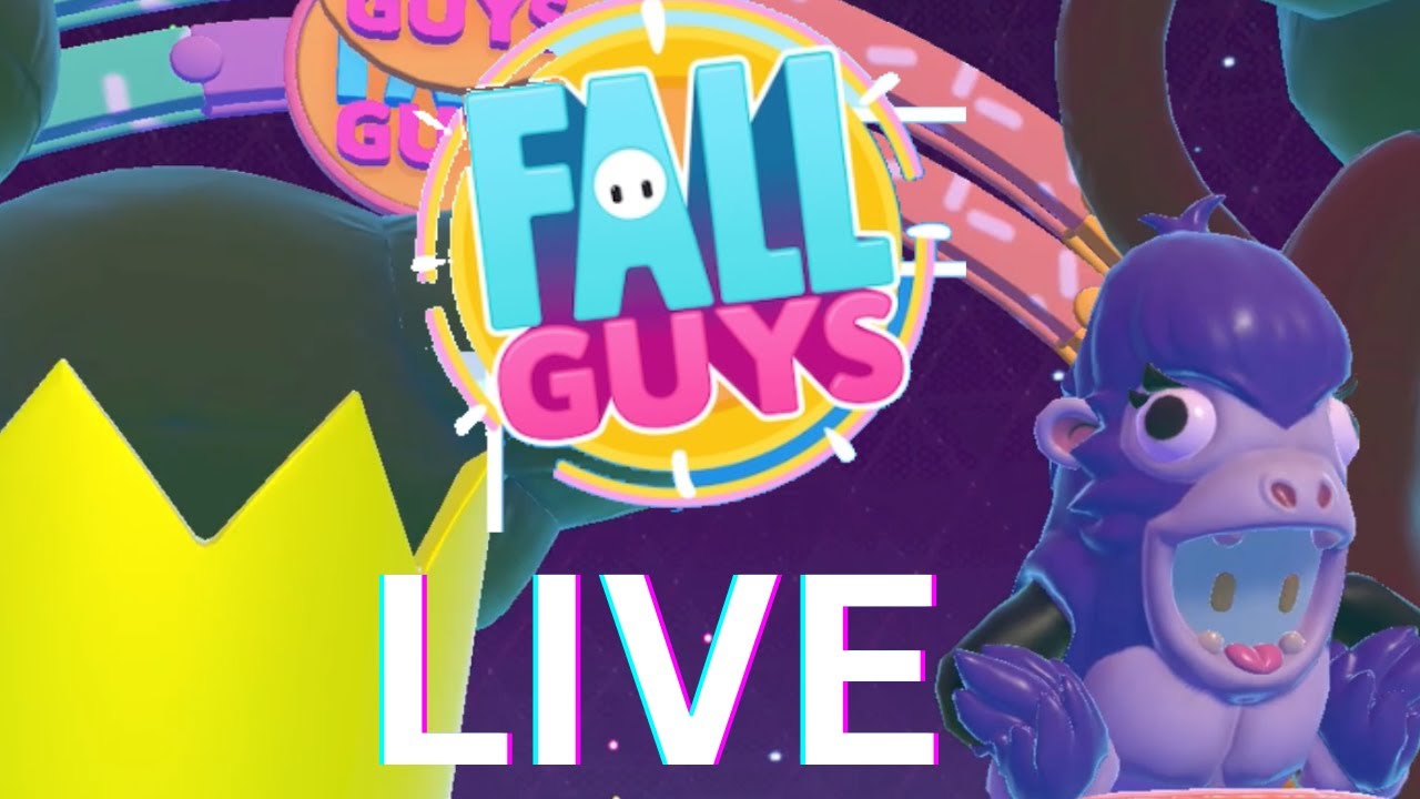 🔴 FALL GUYS LIVE - Playing w/ Viewers (ft the Gorilla A-Peel Costume)
