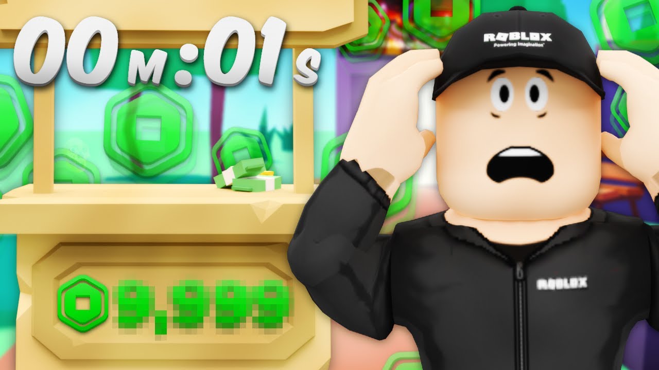 I Gave Myself ONE HOUR To Earn $10,000 Robux...