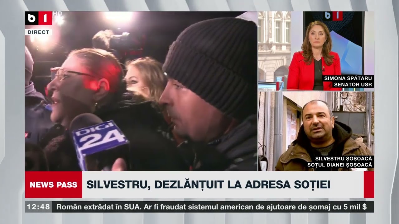 Silvestru Șoșoacă: Diana Șoșoacă e cu gura mare că doar asta poate_Știri B1TV_26 febr. 2024