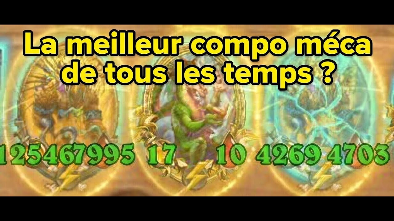 LA MEILLEUR COMPO MECA DE L'HISTOIRE DE BG ?? || TOP 5 EU HEARTHSTONE BATTLEGROUNDS