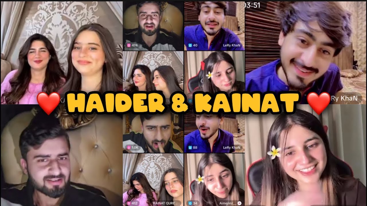 Haider Shah Live With Kainat Qureshi ❤️ | Propose kro ❤️