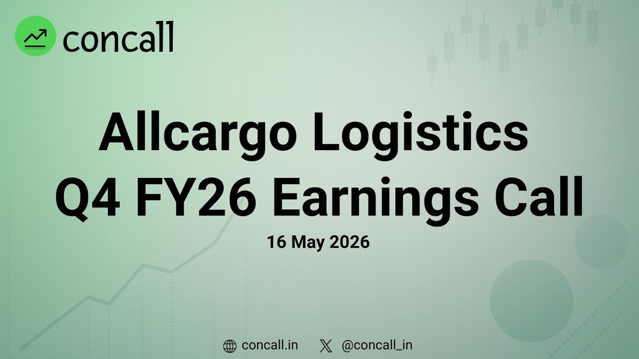 Allcargo Logistics Q4 FY26 Earnings Conference Call | Concall.in