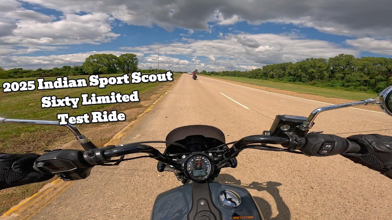 2025 Indian Sport Scout Sixty Limited Test Ride