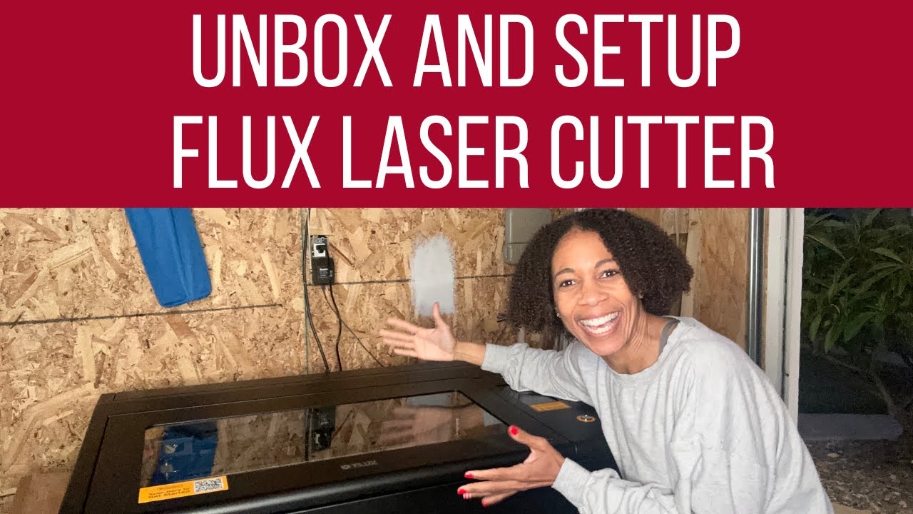 Unbox | Setup | First Cut Flux Beambox Pro Laser Cutter
