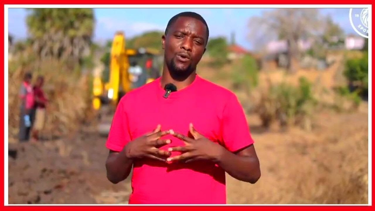 AHMED ALLY AFUNGUKA UJENZI wa UKUTA UWANJA WA MO SIMBA ARENA..