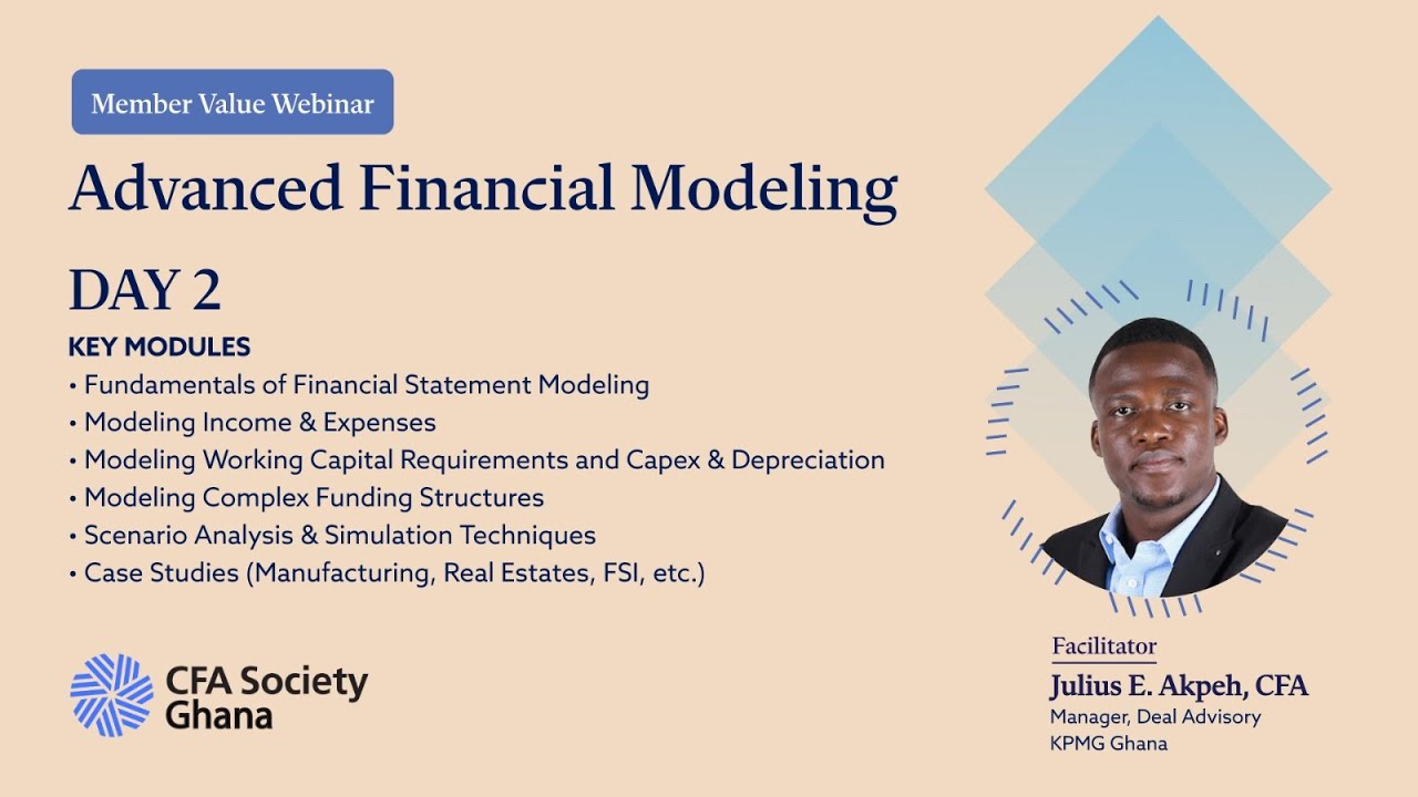 Day 2 - Advanced Financial Modeling Training - CFA Society Ghana