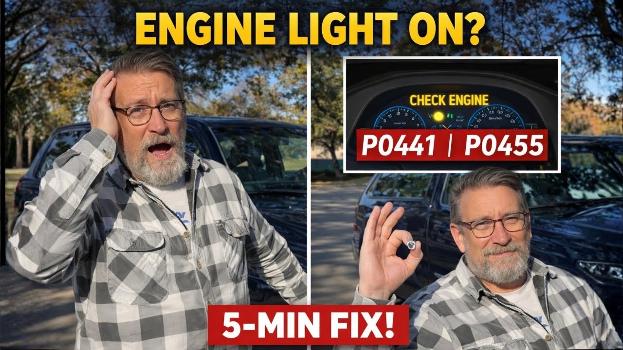 S3E4: Горит индикатор неисправности двигателя на Toyota Tacoma 2005 года? Коды ошибок P0441 и P04...