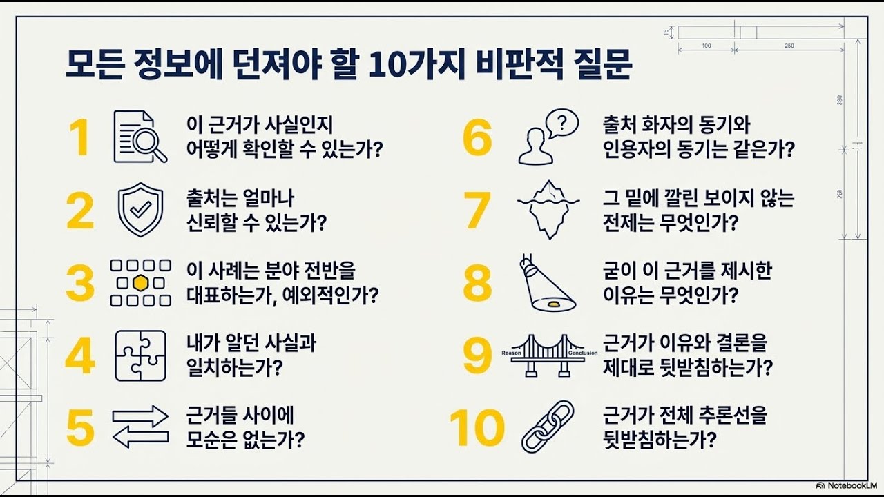 책요고 | 비판적 사고의 힘 - 생각의 기술을 마스터