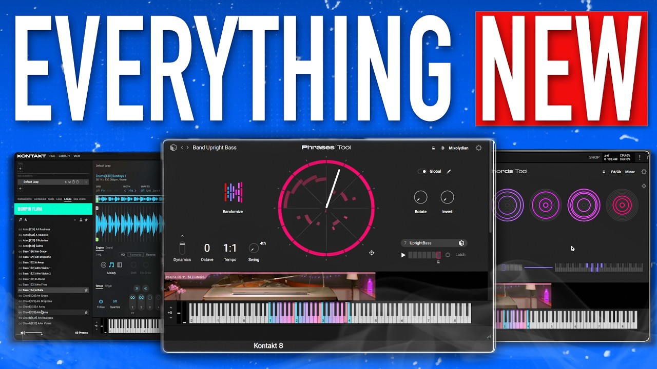 Everything NEW in Kontakt 8 Komplete 15