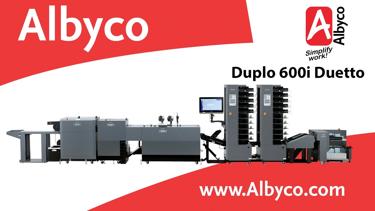 Duplo 600i Duetto Booklet System, brocheersysteem