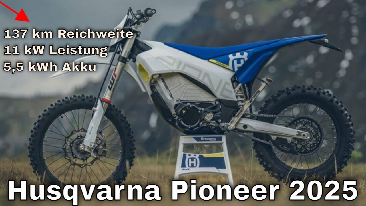 Husqvarna Pioneer 2025: Die Elektro-Enduro f&uuml;r Stra&szlig;e & Gel&auml;nde!