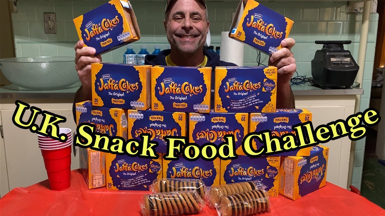 Jaffa Cake UK Snack Food Challenge