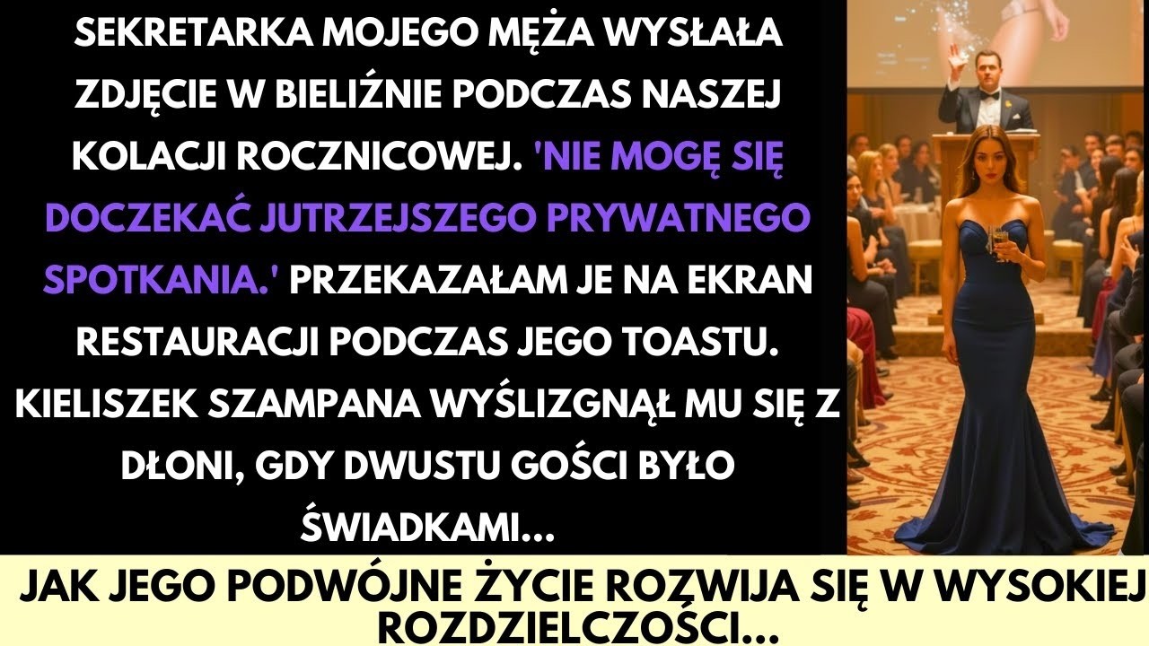 Wysłałam Zdjęcie w Bieliznie Sekretarki Mojego Męża na Ekran Restauracji   Zemsta