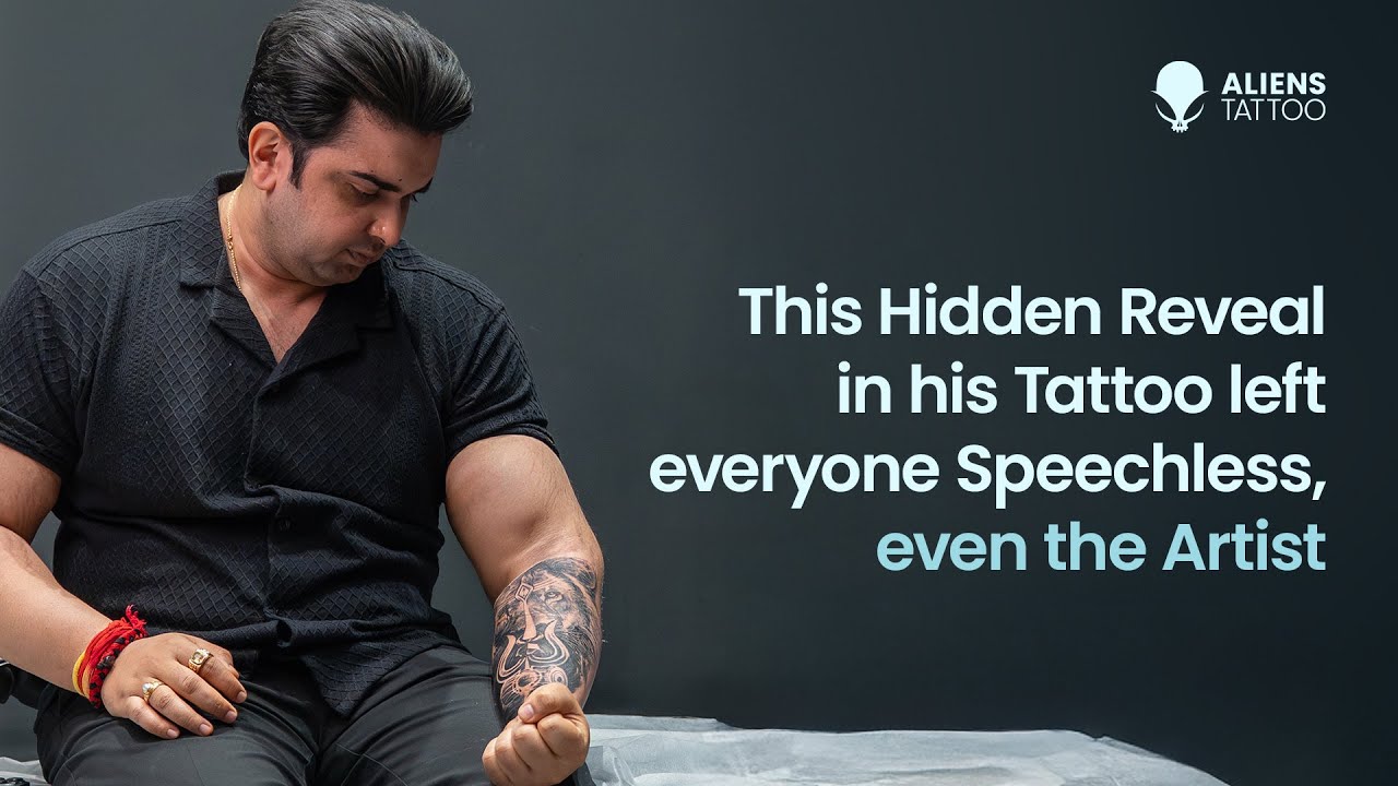 This Hidden Reveal in His Tattoo Left Everyone Speechless, even the Artist | Aliens Tattoo