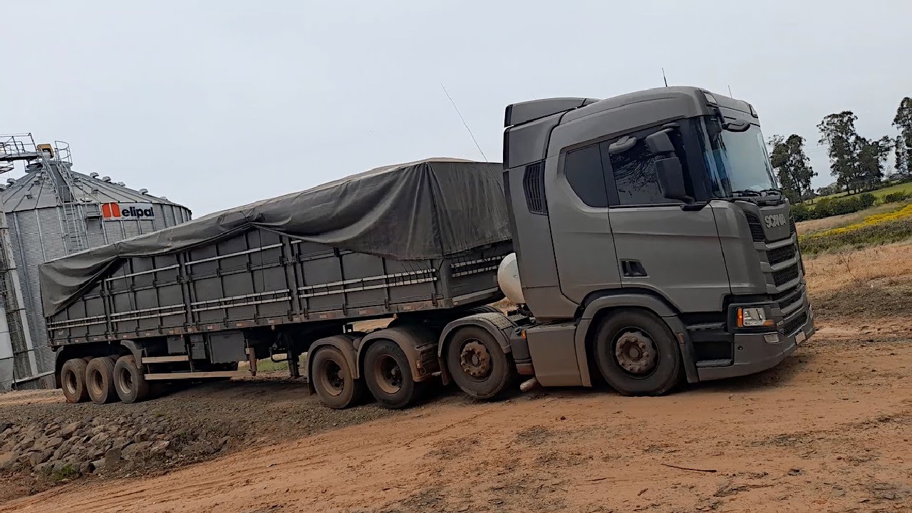 SCANIA R450 NO CARREGAMENTO DO ARROZ #2