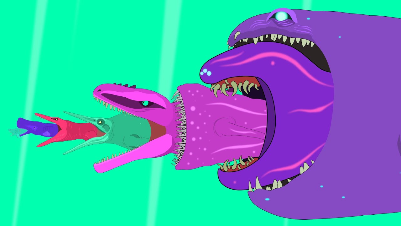Sea Monsters destroy Sea Monsters | Animation