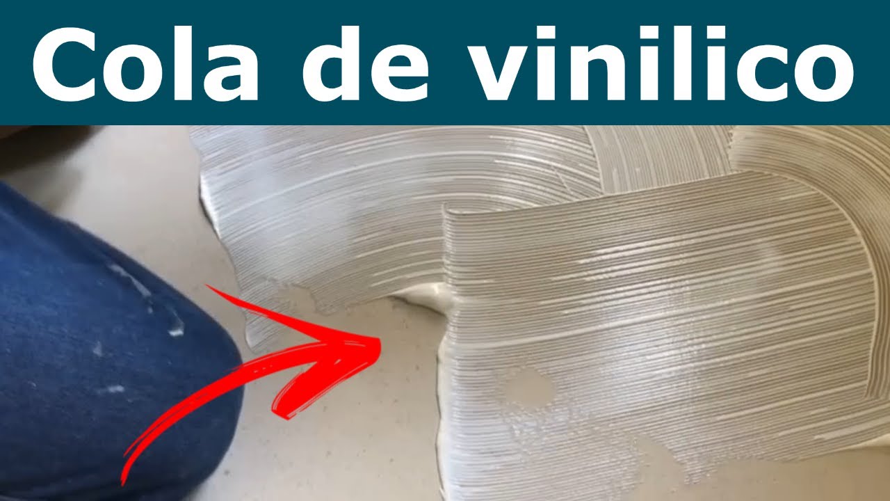 Como aplicar a cola do piso vinilico e saber a hora certa de colar o piso.
