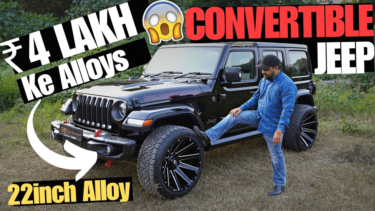 7 Lakh Rupee LOADING JEEP RUBICON WITH 22 Inches WHEELS 🔥🔥🔥