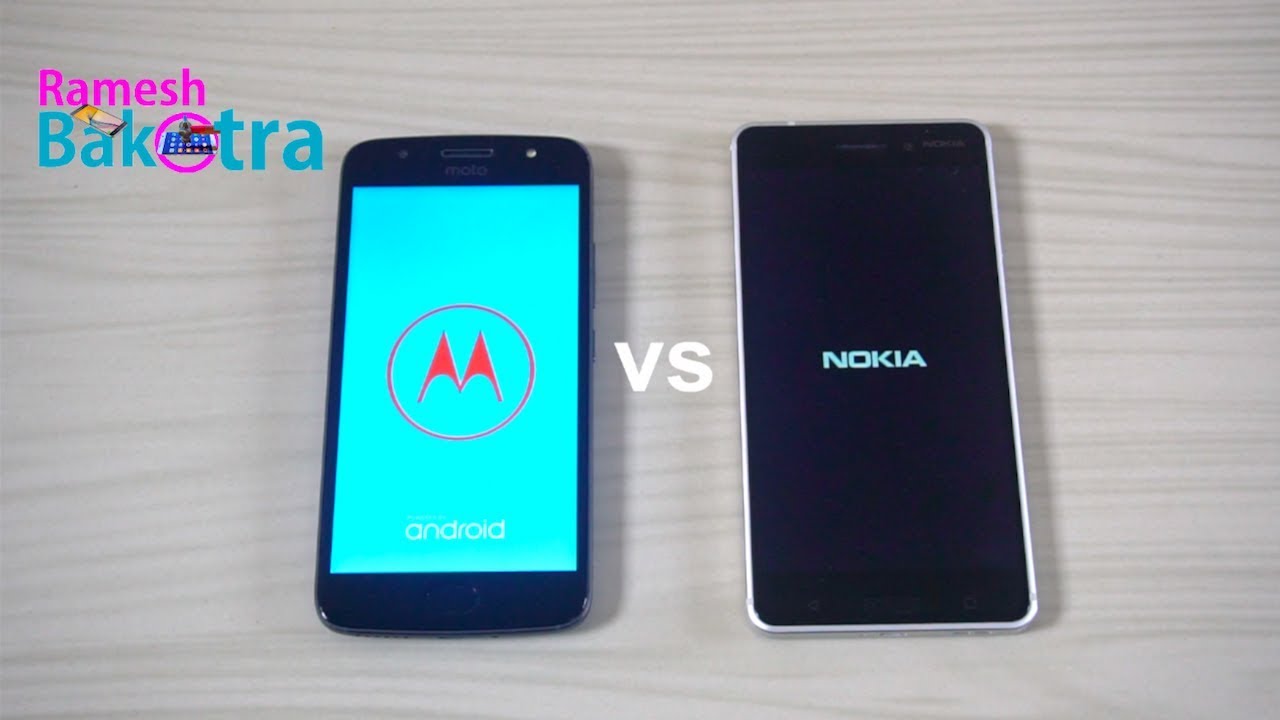 Moto G5 S vs Nokia 6 Speed Test Comparison