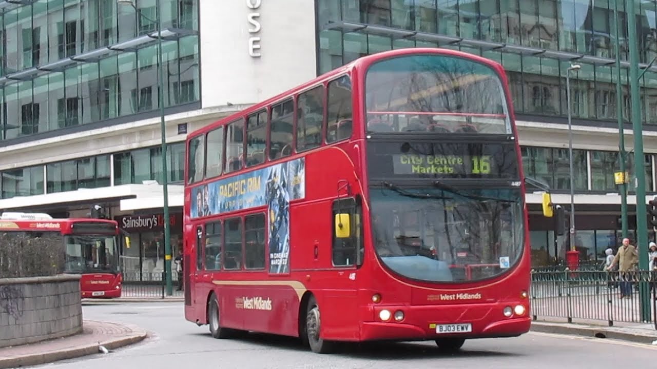 Buses Trains & Trams in Birmingham - March 2018