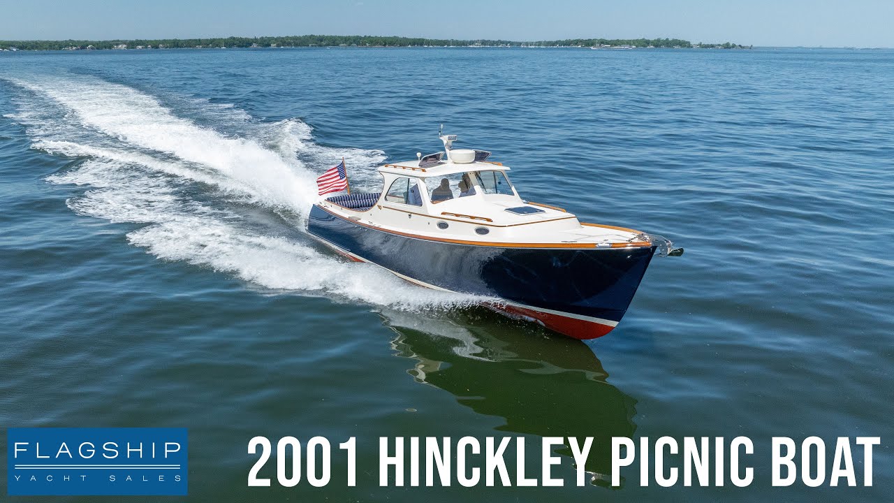 Hinckley Picnic Boat Classic For Sale by Flagship Yacht Sales - Sea Trial and Walk-through