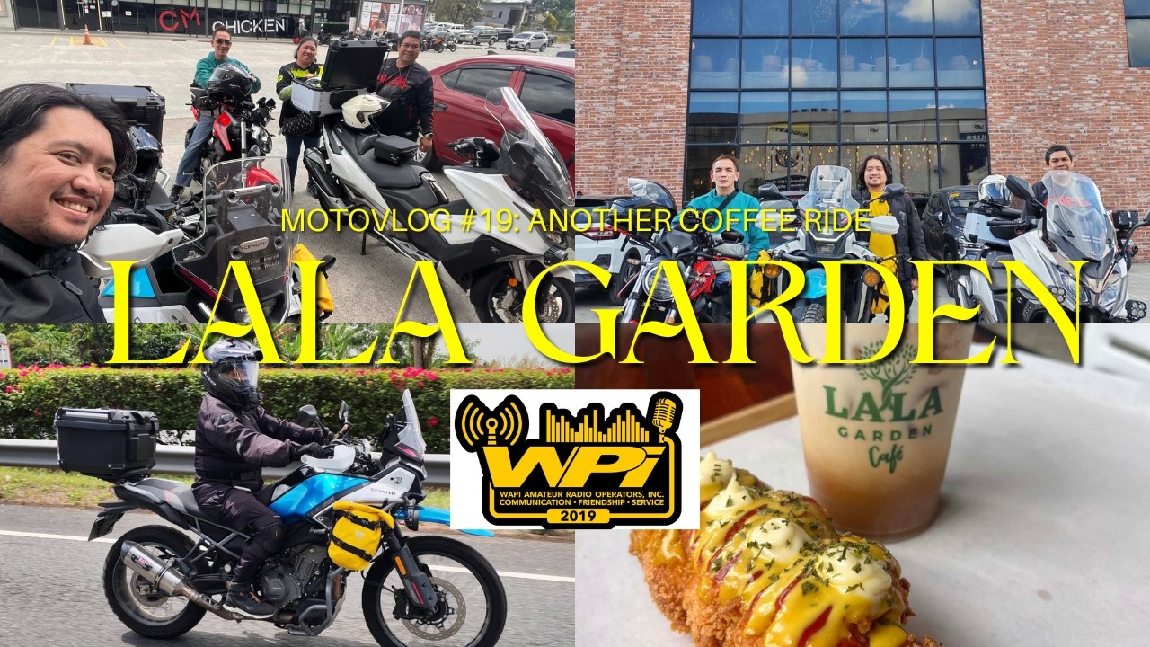 Motovlog #19: Another Coffee Ride - LALA GARDEN CAFE