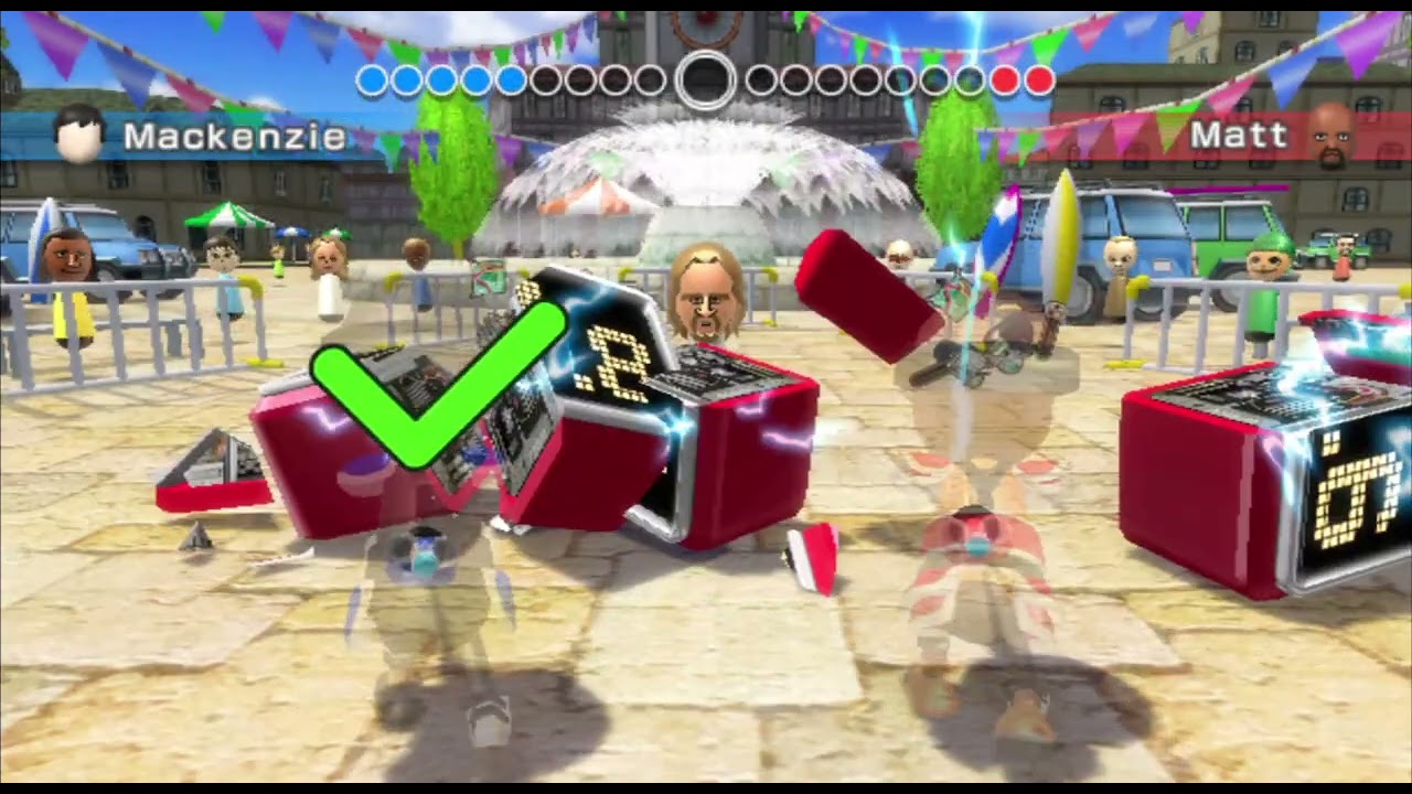 Wii Sports Resort Swordplay Speed Slice - Blue Team vs. Matt Part 3/4