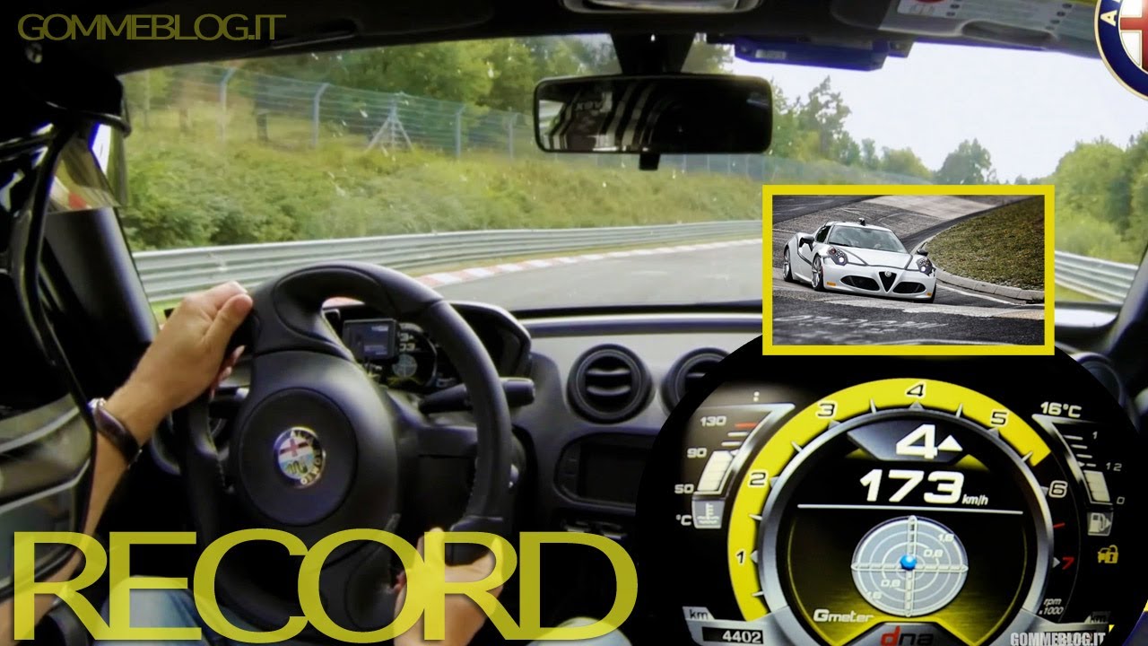 Alfa Romeo 4C Nurburgring Record - Hot Lap 8'04''