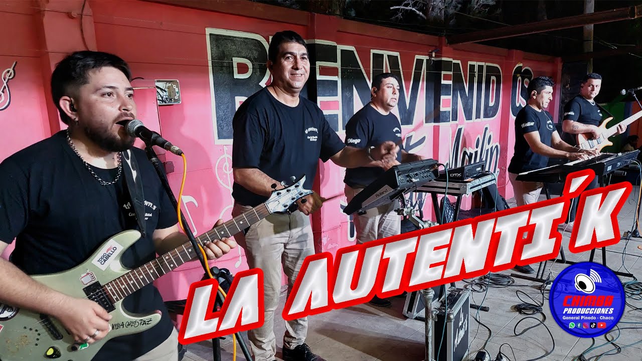 La Autenti´k en vivo, Pista Mailin Pinedo   02 07 23