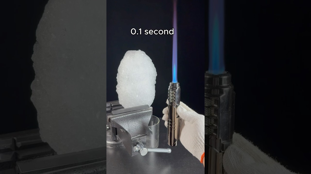 Lightsaber Lighter vs Ice