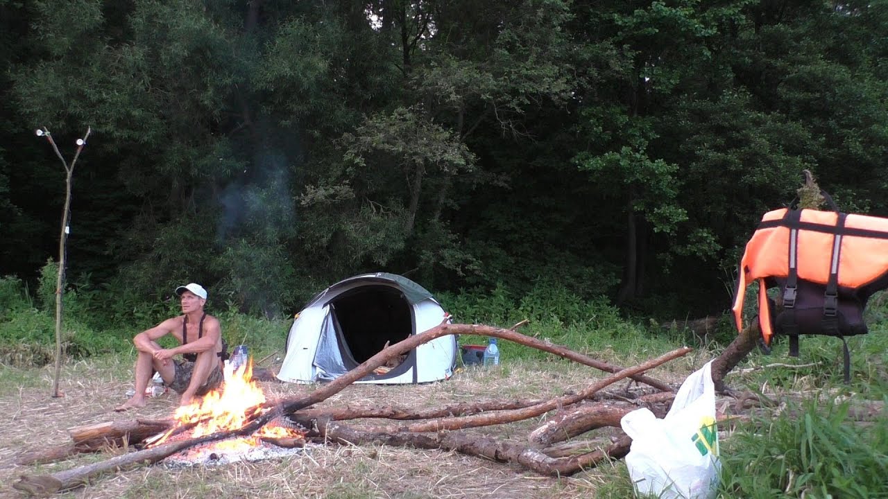 Vienas valtyje neskaitant šuns:) II-dalis.Nakvynė gražioje vietoje:)keptas ungurys:)