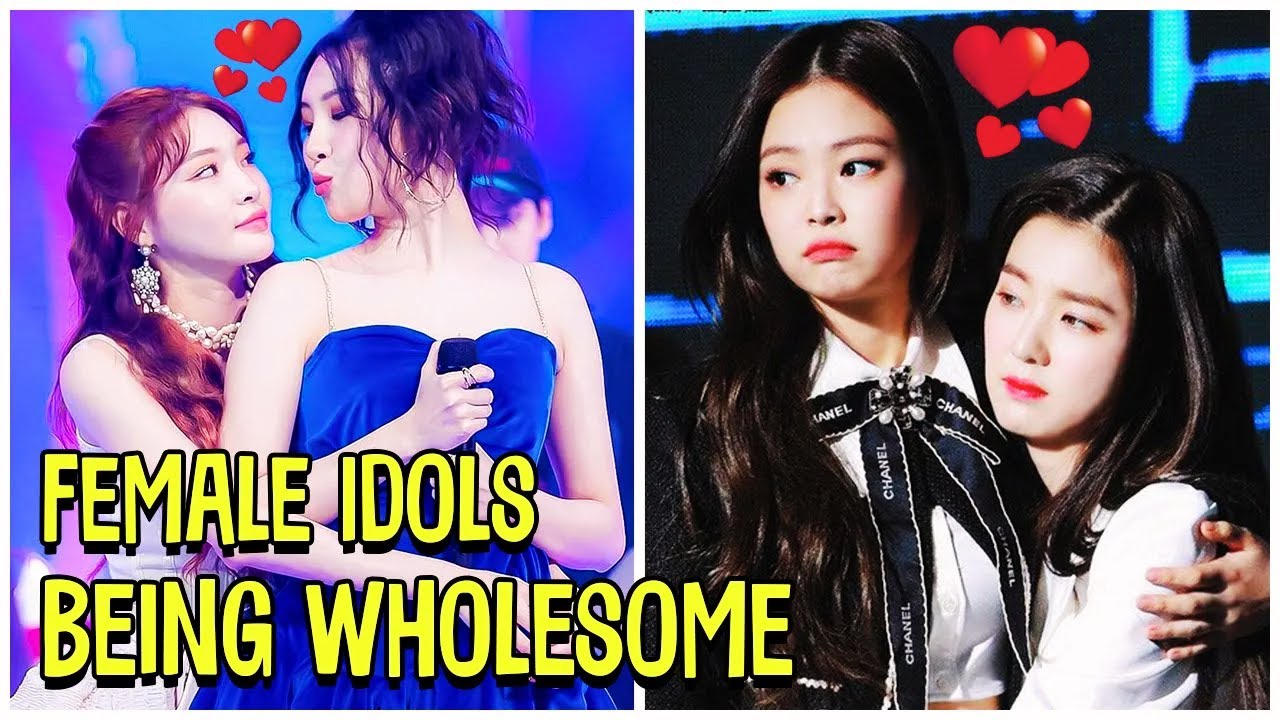 Female Kpop Idols Being Wholesome