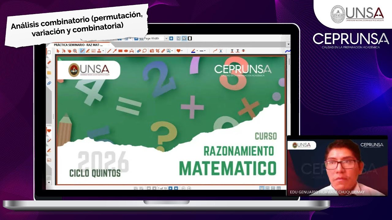Análisis Combinatorio 🔢 | Permutación, Variación y Combinatoria | Seminario CEPRUNSA